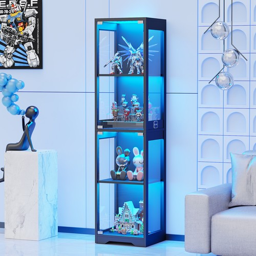 Tier display cabinet with - cabinet,