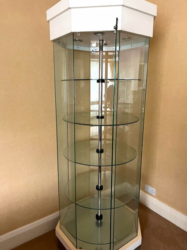 Glass display cabinet - glass,