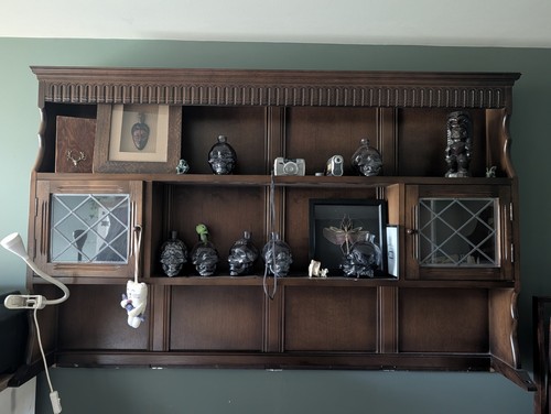 Vintage oak dresser - oak,