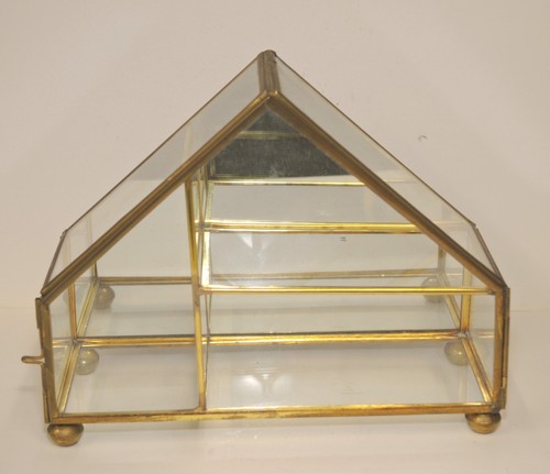 Handmade glass display cabinet - handmade,