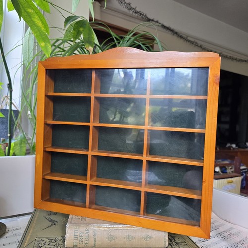 Vintage wooden wall - wooden, shelf