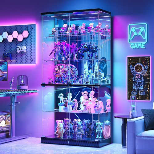 Glass display cabinet with - cabinet,