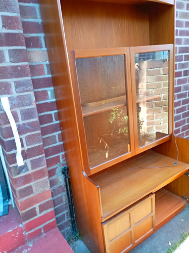 Brown wood glass - brown,