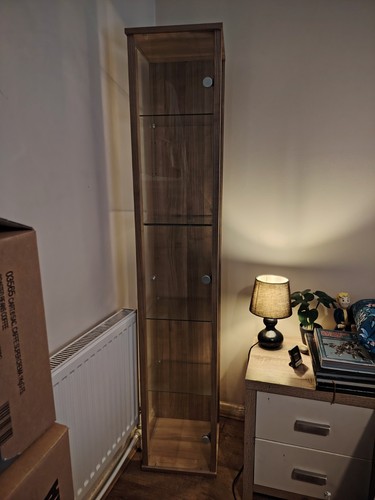 Tall glass display - tall, cabinet