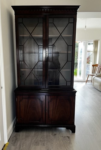 Antique brown varnished - varnished, wood