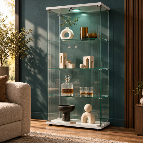 Glass display cabinet 5in - glass,
