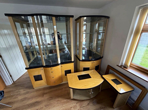 Curved wood glass - curved, &