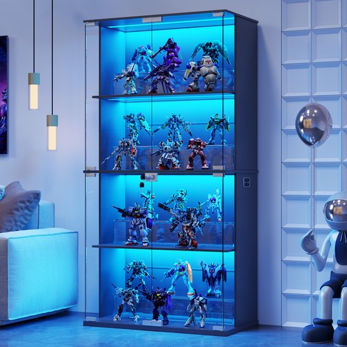 Tier glass display cabinet - display,