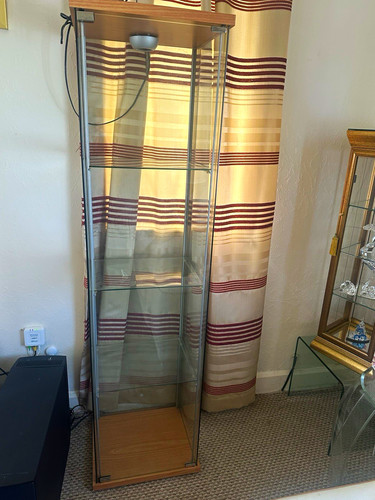 Tall glass display - display, cabinet