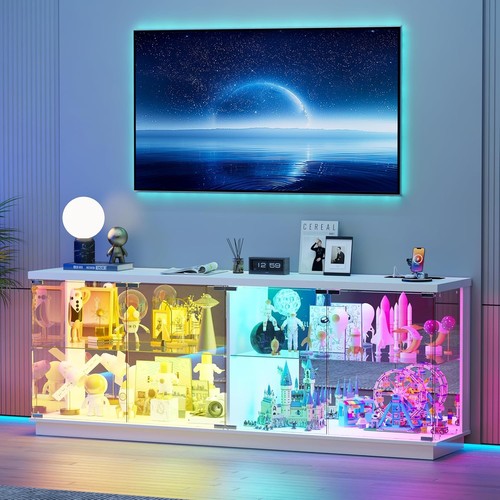 Glass display cabinet - display, led