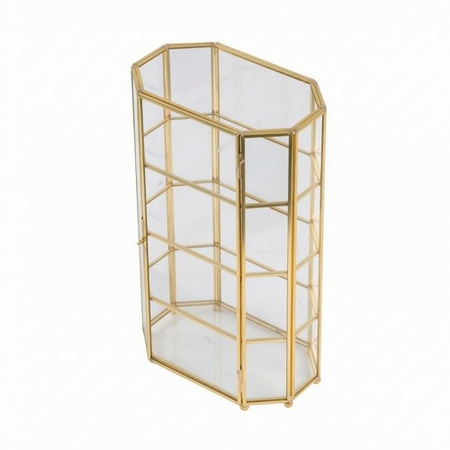 Geometric glass cabinet - geometric,