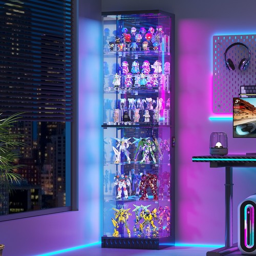 Tier corner display cabinet - 6-tier,