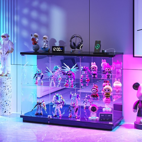 Rgb glass display cabinet with - glass,
