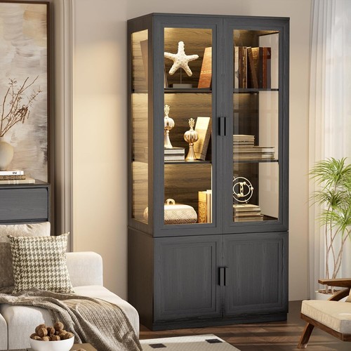 Display cabinet with glass - display,
