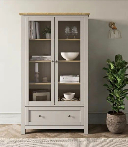 Grey display cabinet glass - 2,
