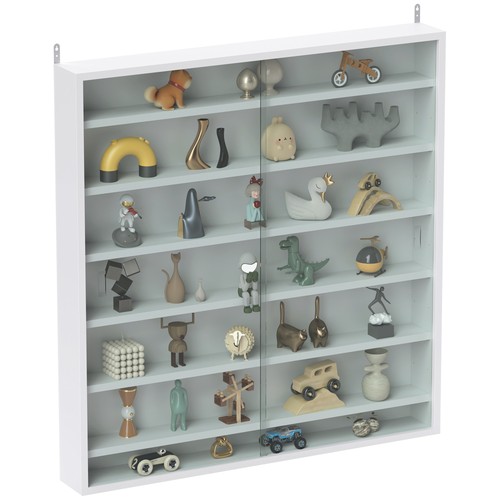 Homcom tier wall - wall, mounted