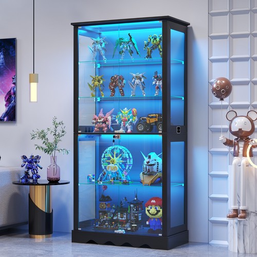 Glass display cabinet with - display,