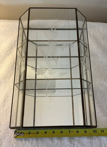 Small glass display case - glass,