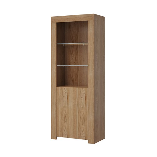 Tall display cabinet with high - with,