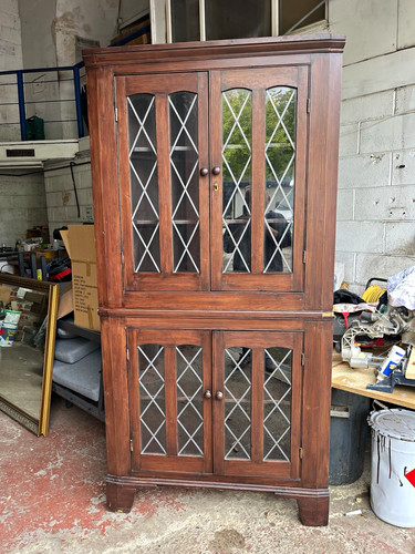 Brown wooden glass - brown,