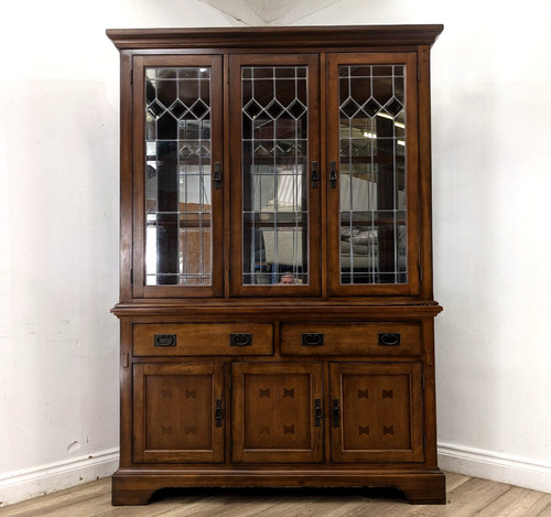 Display cabinet large wood - cabinet,