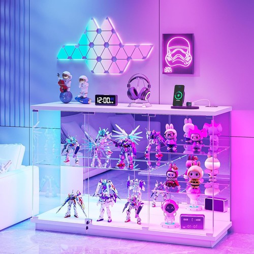 Rgb glass display cabinet with - glass,