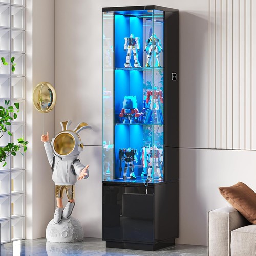 Lockable curio display cabinet - curio,
