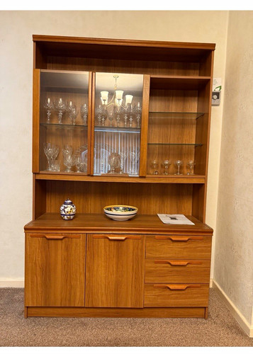 Vintage retro brown wood - brown, glass
