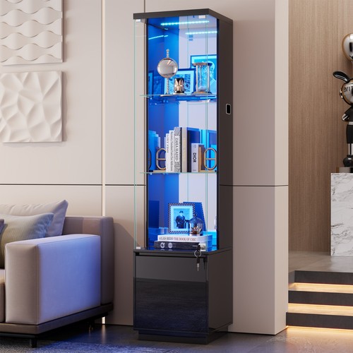 Tall display cabinet with - 65",