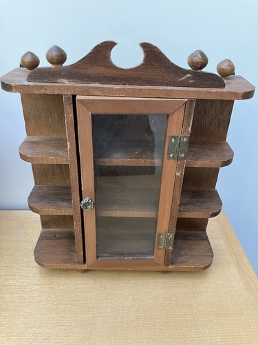 Vintage display curios cabinet - vintage,