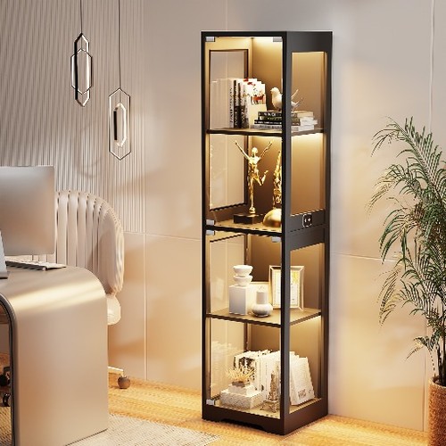 Glass display cabinet with - display,