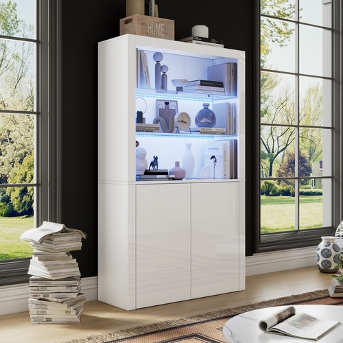 170cm glass display cabinets - glass,