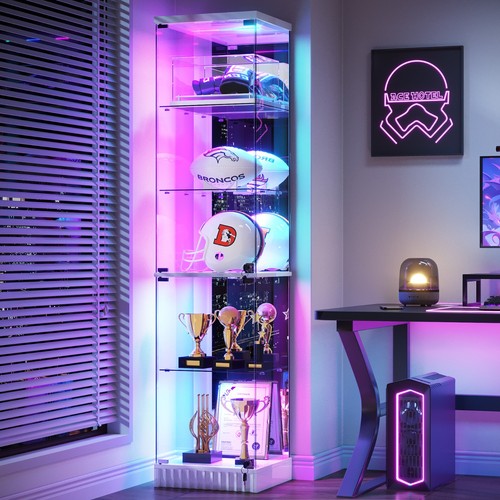 Corner display cabinet with - corner,