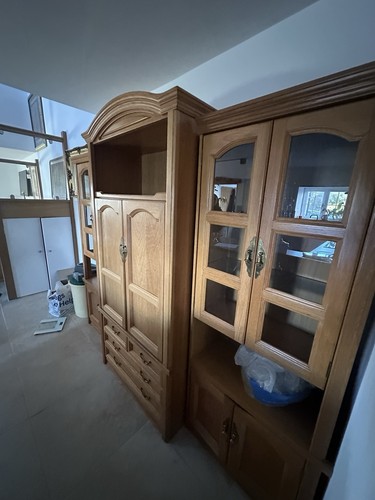 Wood glass display - &,